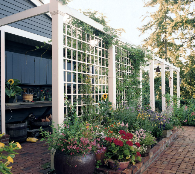 Smart Trellis: Integrating Trellis with Outdoor Lighting and Decorations